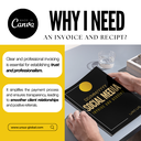 Social Media Invoice and Recipt Template