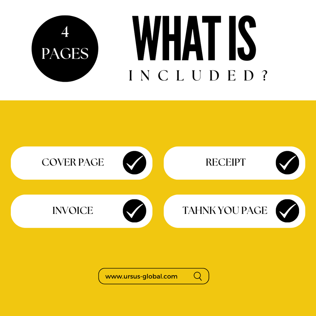 Social Media Invoice and Recipt Template
