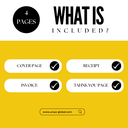 Social Media Invoice and Recipt Template