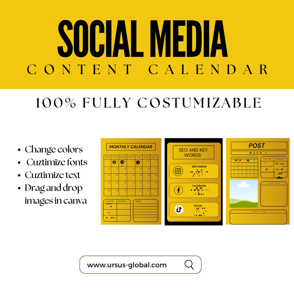 Social Media Content Calendar