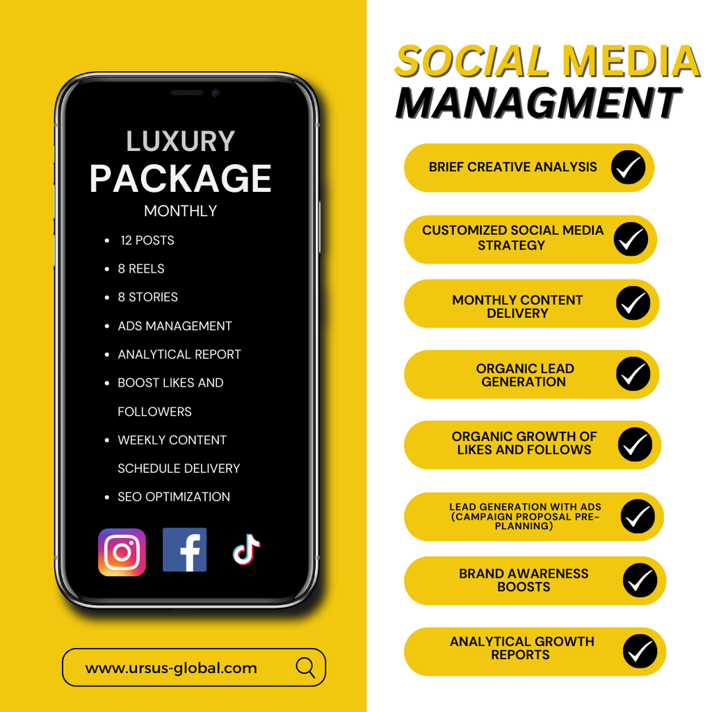 Paquete Luxury Social Media