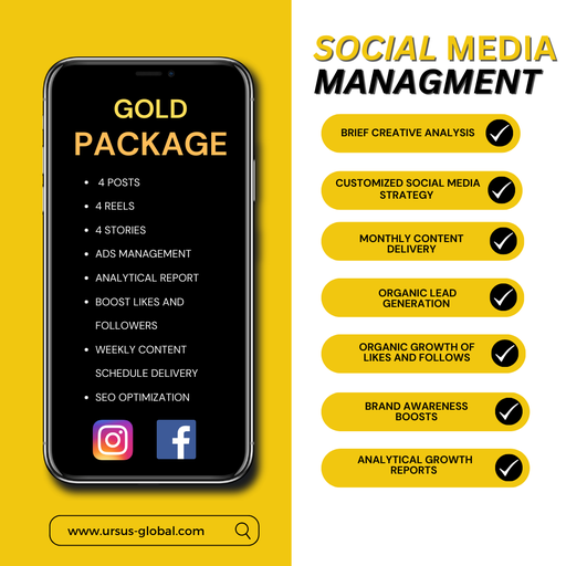 [SM-00001] Paquete Gold Social Media